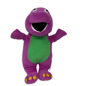 Barney The Purple Dinosaur Vintage Y2K Stuffed Animal Plush Plushie Toy 15"